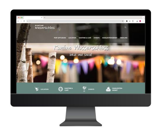 Webauftritt Kantine Wasserschloss